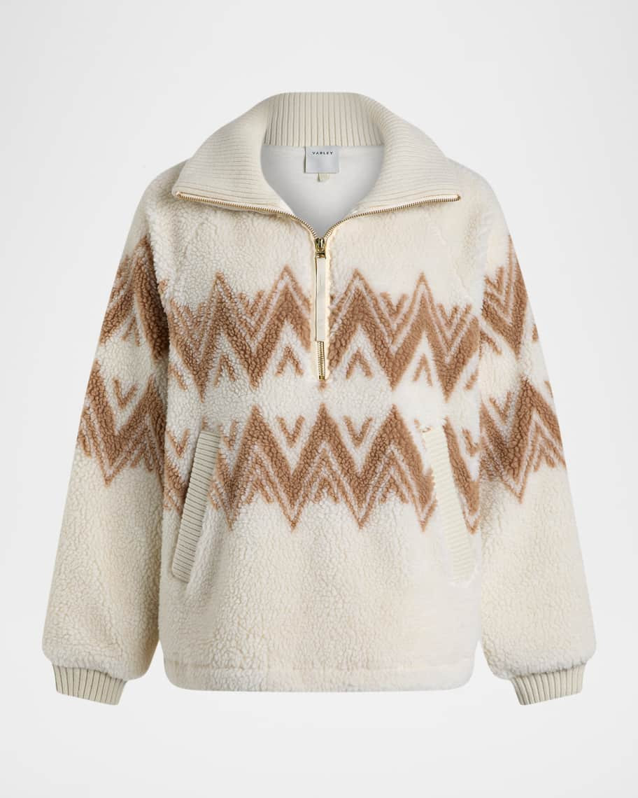 Henrik Half-Zip Sherpa Pullover | Neiman Marcus