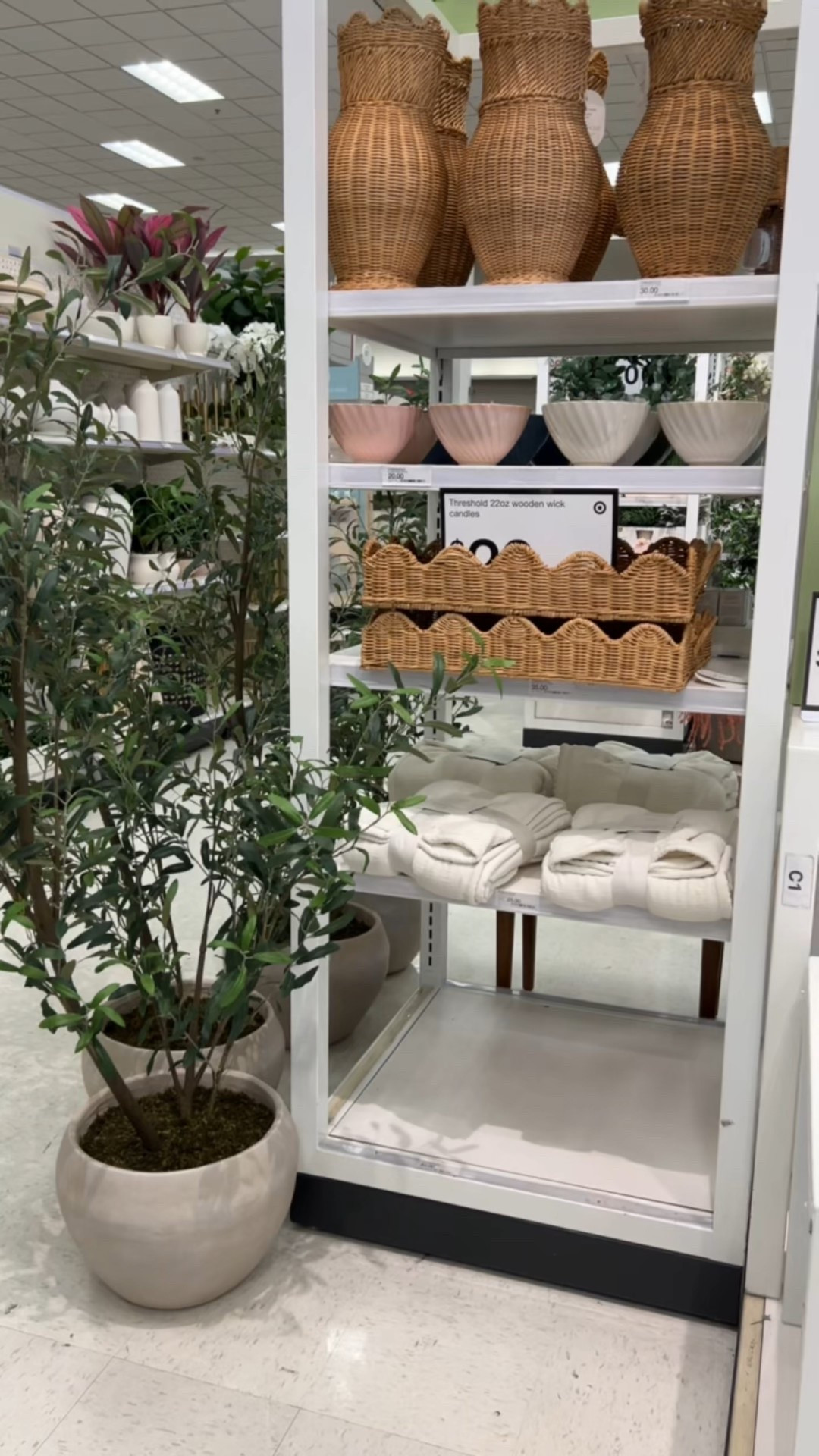 Target spring collection😍 everything  scallop trays, scalloped vase and scallop baskets. Ready for spring home decor. 
#homedecor #target #targetrun #targethaul 

#LTKHome #LTKSeasonal