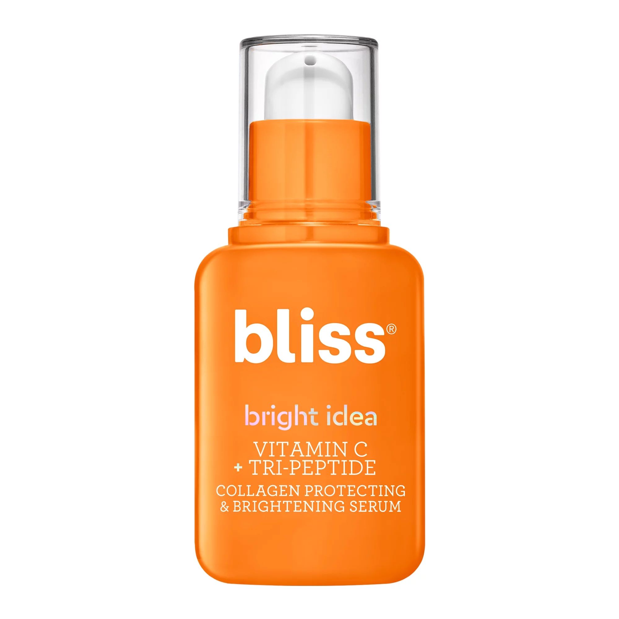 Bliss Bright Idea Vitamin C + Tri-Peptide Brightening Face Serum, for All Skin Types, 1 fl oz | Walmart (US)