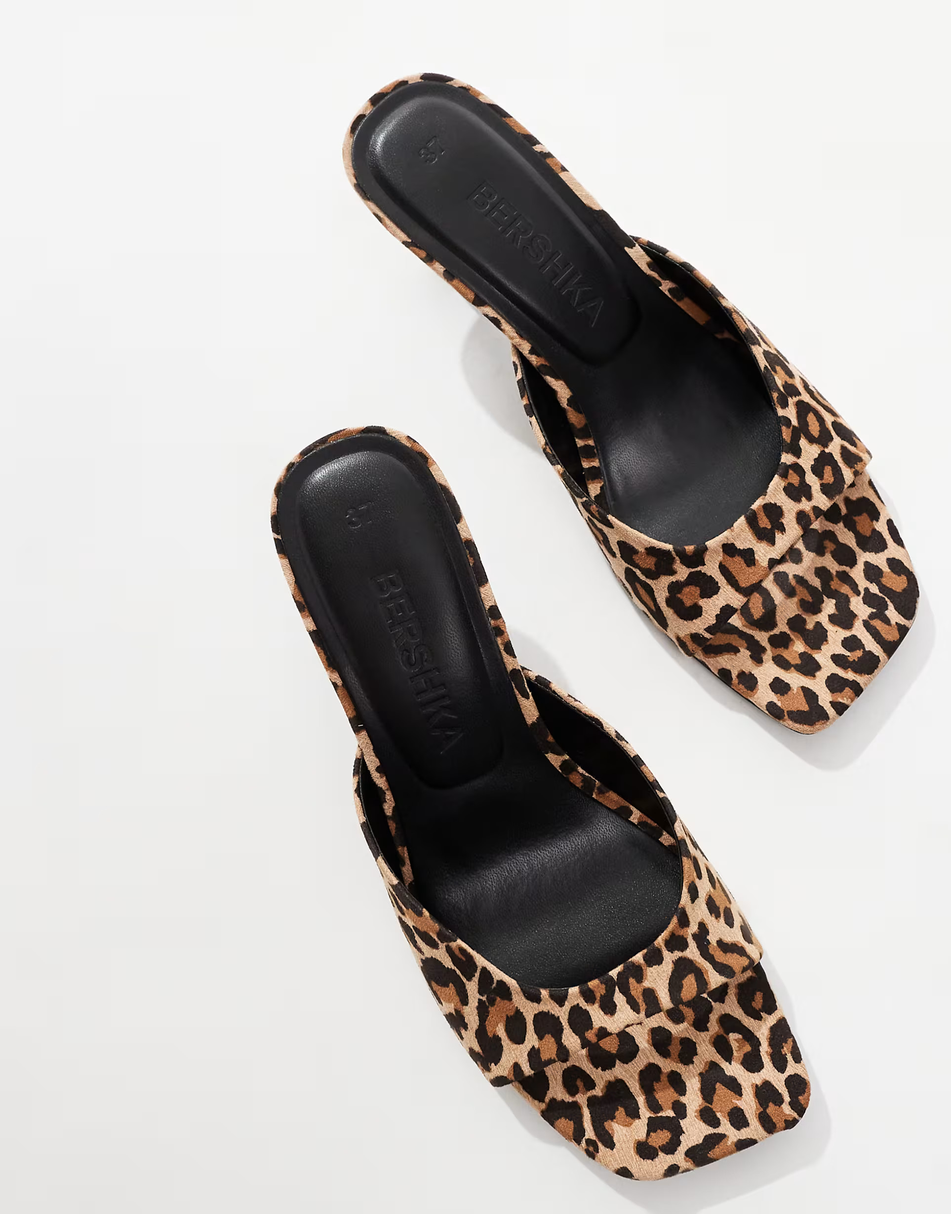 Bershka – Mules mit Absatz und Leopardenfellprint | ASOS | ASOS (Global)