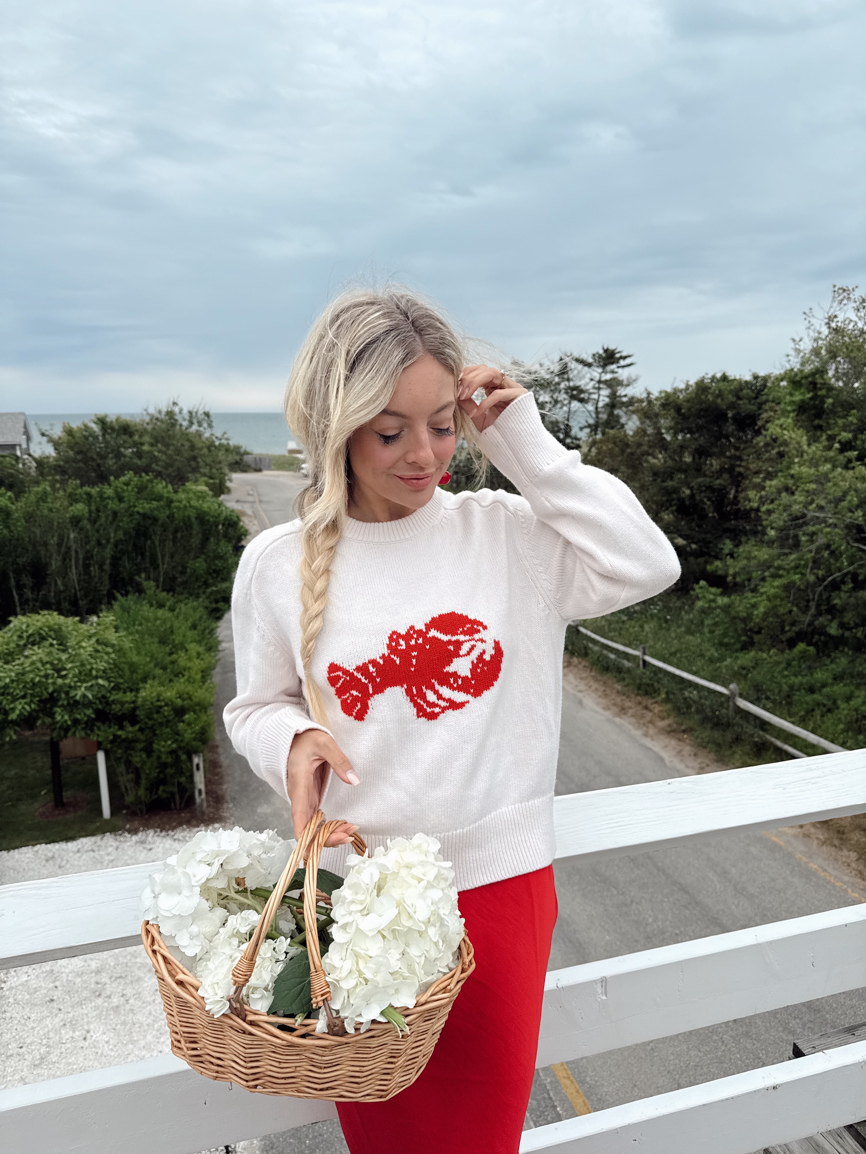 Lobster printed sweater. Use code RACHMARTINO20 for 20% off. 

#LTKSaleAlert #LTKStyleTip #LTKSeasonal