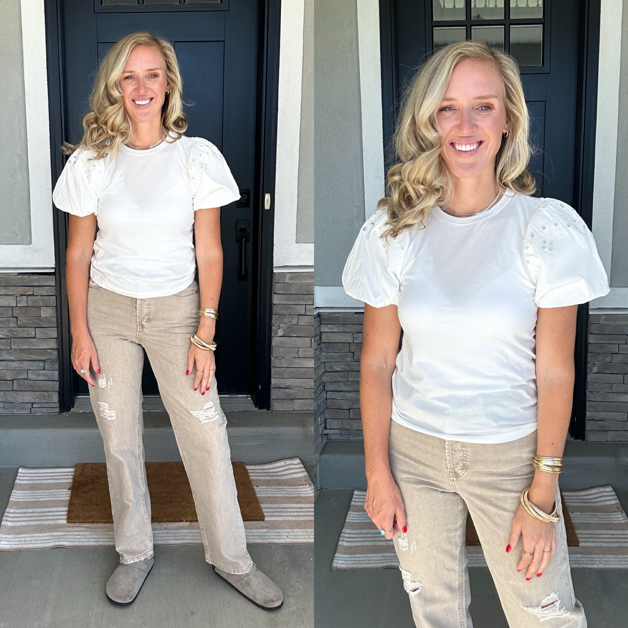 Outfit of the day! Top size medium, jeans size 8. Both run true to size 

#LTKSaleAlert #LTKStyleTip #LTKFindsUnder50