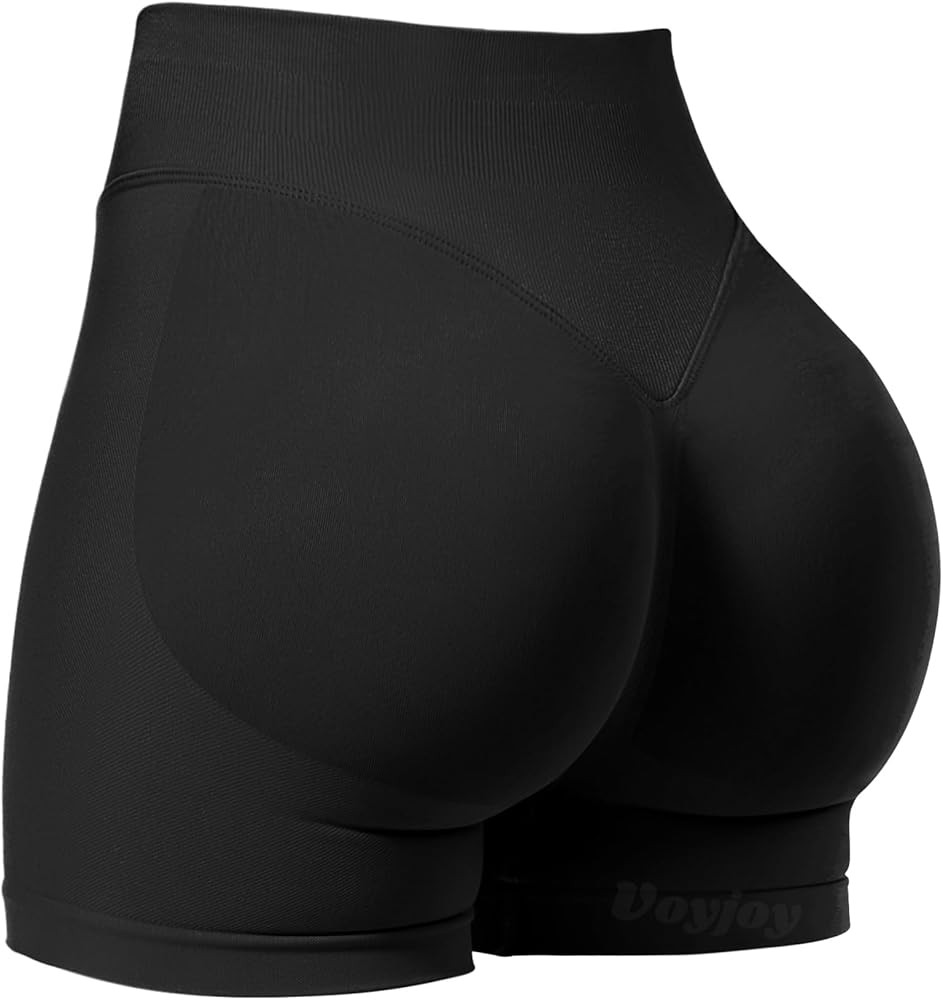 VOYJOY Women Workout Impact Shorts 3.6"/ 4.5"/ 6" Scrunch Butt Lifting Gym Seamless Booty Biker S... | Amazon (US)