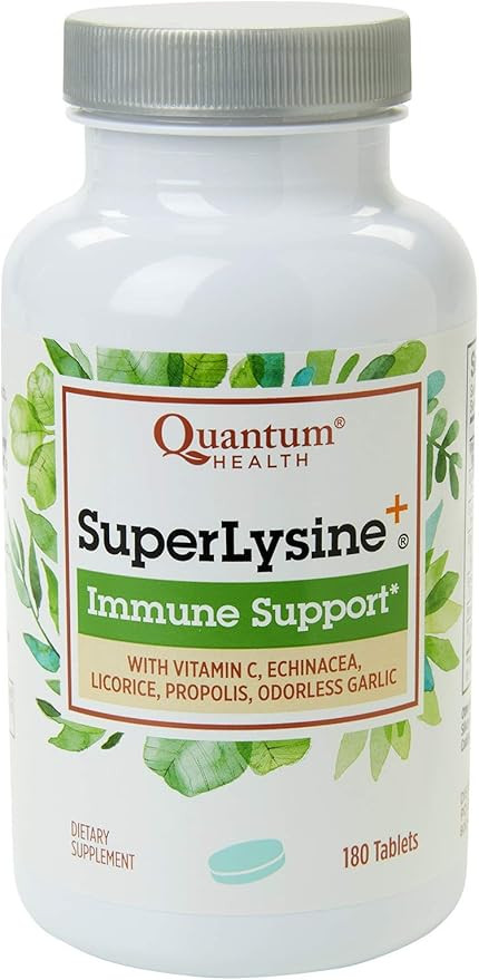 Quantum Health Super Lysine+ / Advanced Formula Lysine+ Immune Support with Vitamin C, Echinacea,... | Amazon (US)