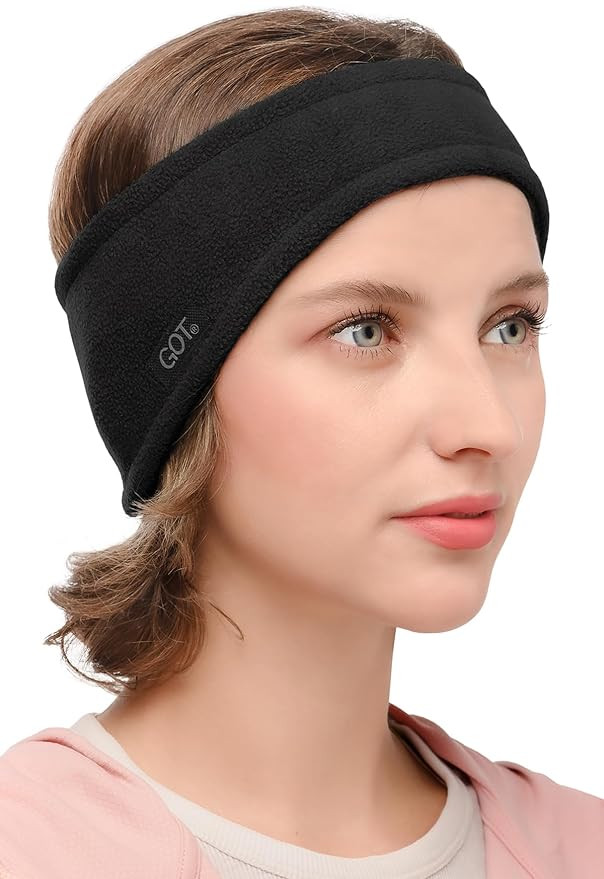 GOT Sports Ear Warmer Headband for Women - Fleece Running Headband Ear Covers for Cold Weather - ... | Amazon (US)