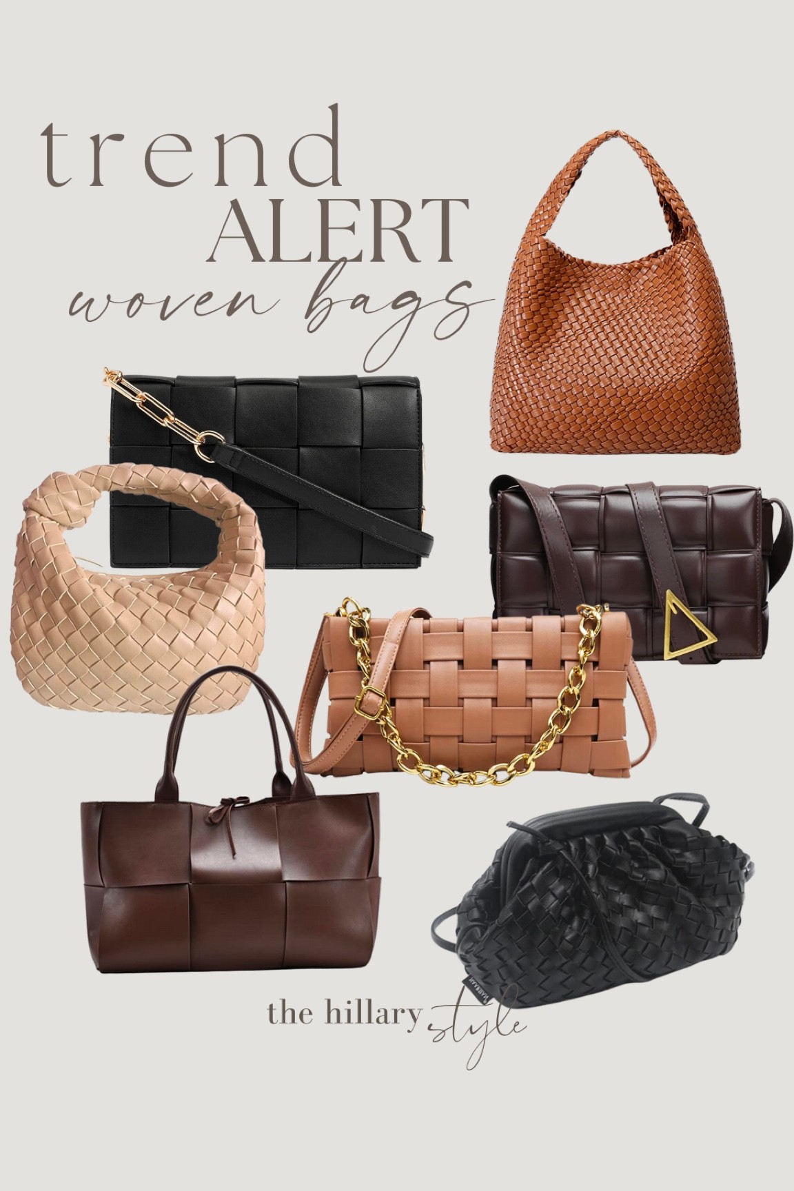 Trend alert… woven handbags! These are all great designer look for less! They remind me of the bottega bags.

Amazon. Amazon fashion. For her. Designer dupes. Designer fashion. Designer bags. Look for less. #founditonamazon 

#LTKitbag #LTKsalealert #LTKstyletip