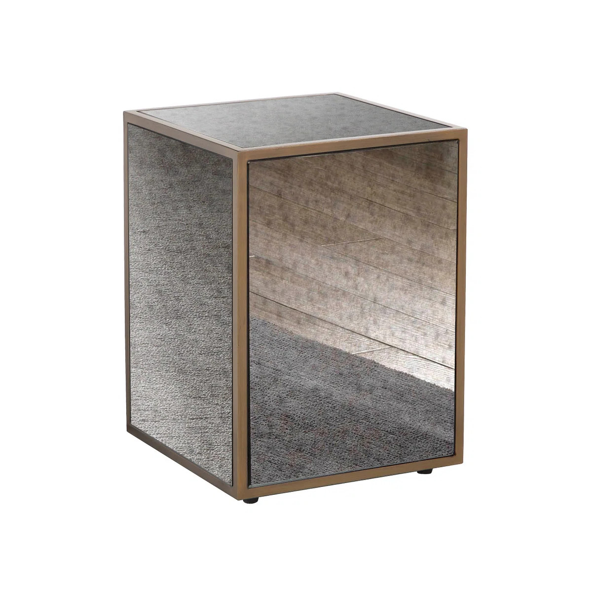 TOV Furniture Lana Mirrored Side Table & Reviews | Wayfair | Wayfair North America