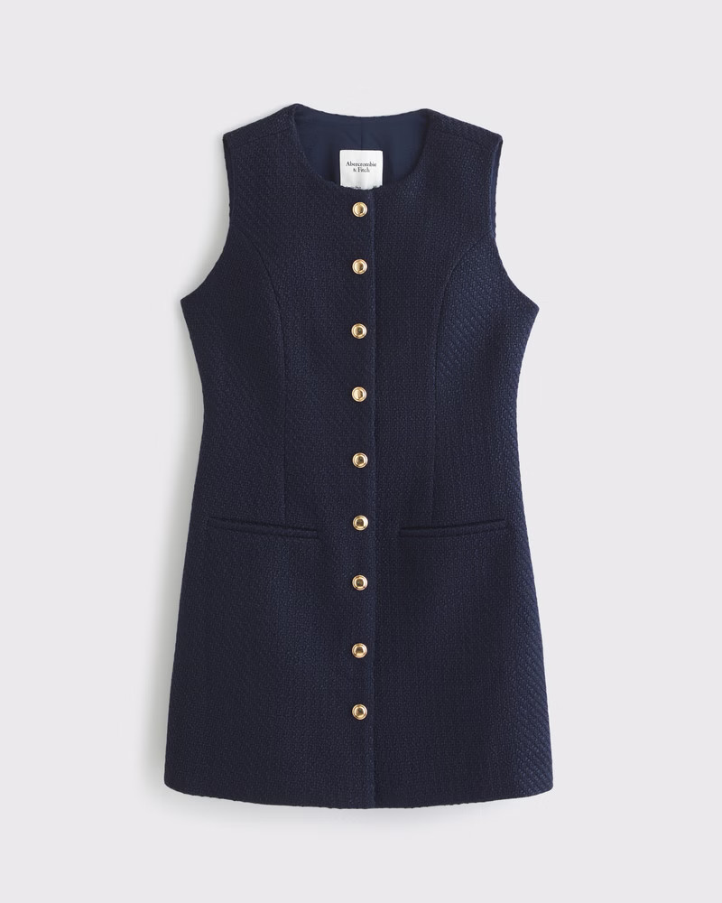 The A&F Mara Tweed Mini Dress | Abercrombie & Fitch (US)