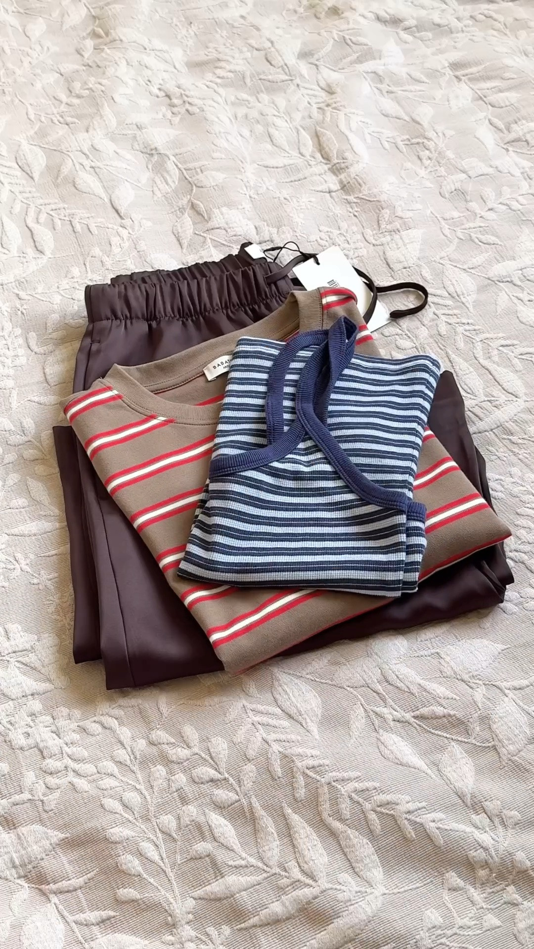Recent Aritzia haul included stripes and satin pants.

#LTKcanada #LTKworkwear #LTKstyletip