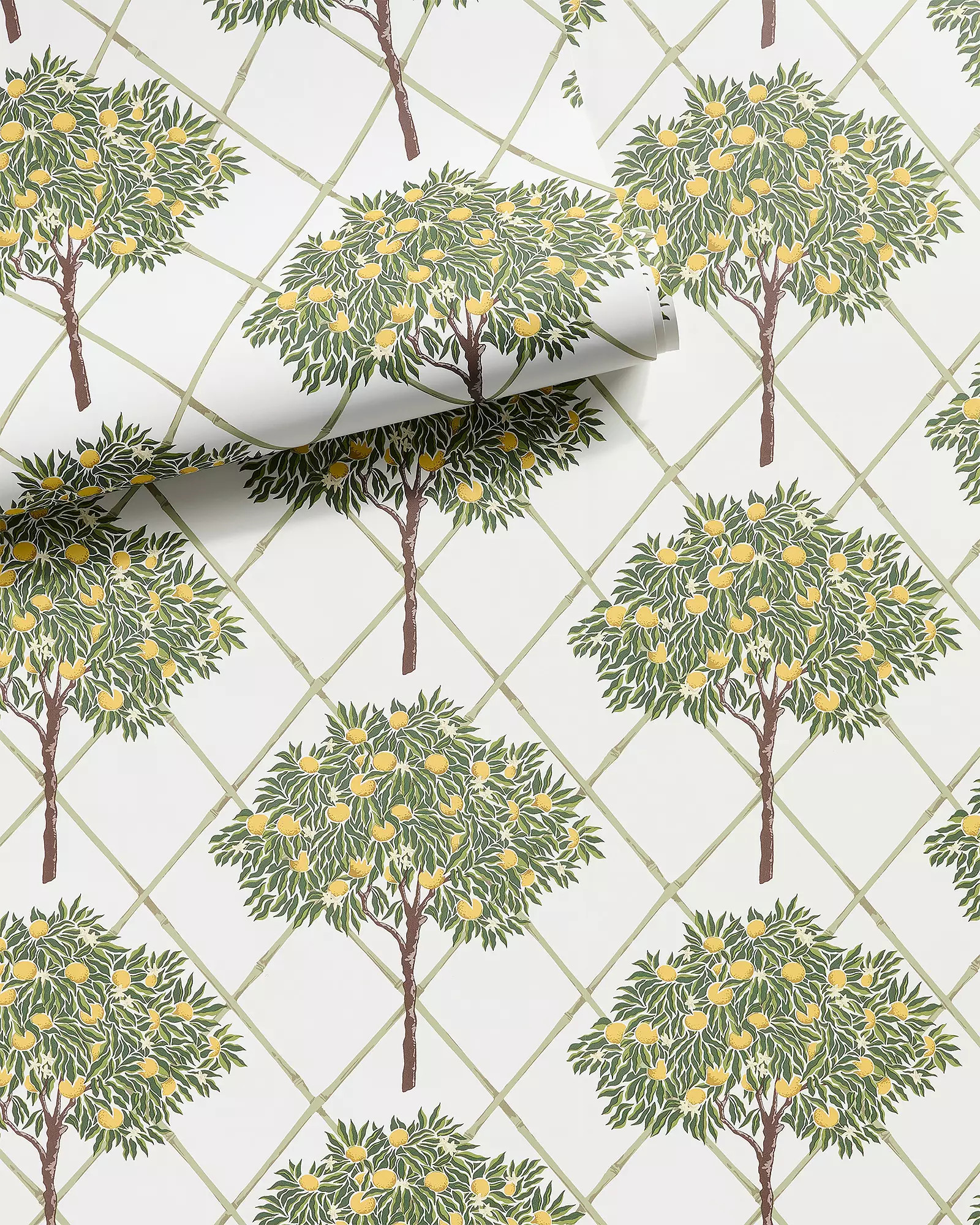Lemon Orchard Wallpaper | Serena and Lily