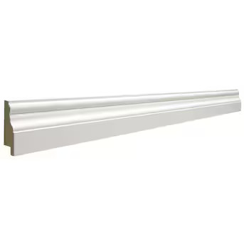 RELIABILT 2-in x 8-ft White Primed Composite Wainscot Panel Cap Wall Panel Moulding | Lowe's
