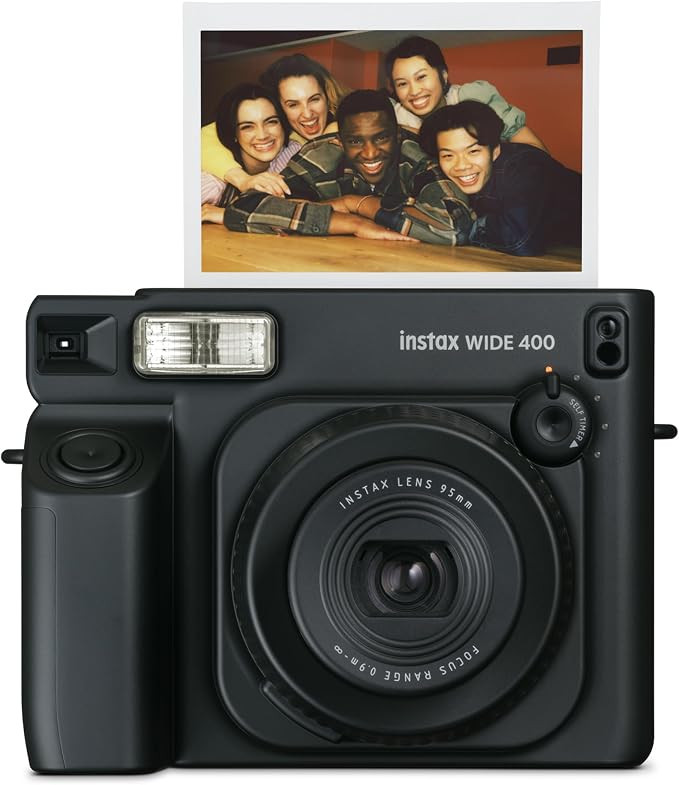 FUJIFILM instax Wide 400 Instant Film Camera - Black | Amazon (US)