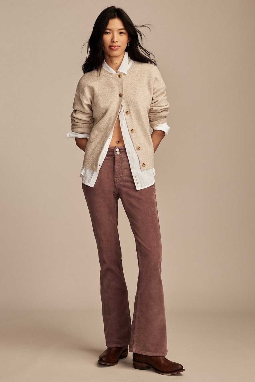 HIGH RISE SEAMED CORDUROY STEVIE FLARE | Lucky Brand