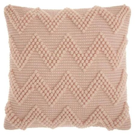 Nourison Life Styles Large Chevron Decorative Throw Pillow, "20 x 20", Rose | Walmart (US)