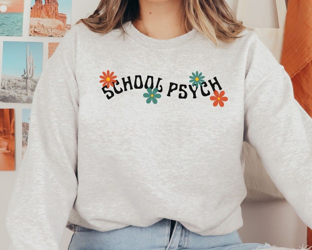 Retro School Psychologist Sweater School Psych First Day of - Etsy | Etsy (US)