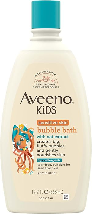 Aveeno Kids Bubble Bath Sensitive Skin 19.2 Ounce | Amazon (US)