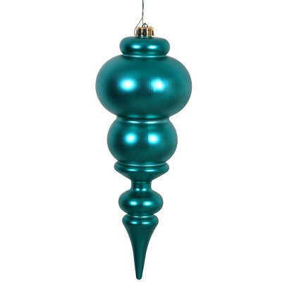 Vickerman 14" Teal Matte Finial Ornament | Target