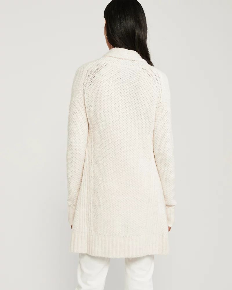 Shawl Open Front Cardigan | Abercrombie & Fitch US & UK