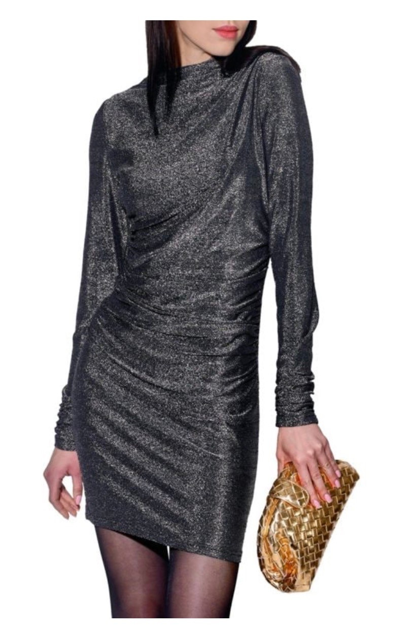 WALTER BAKER
Camilla Shimmer Sheath Minidress
The Walter Baker Camilla minidress features a sheath silhouette with ruched detailing and a subtle shimmer finish. 
Christmas party outfit 
New Year’s Eve looks

#LTKGiftGuide #LTKHoliday