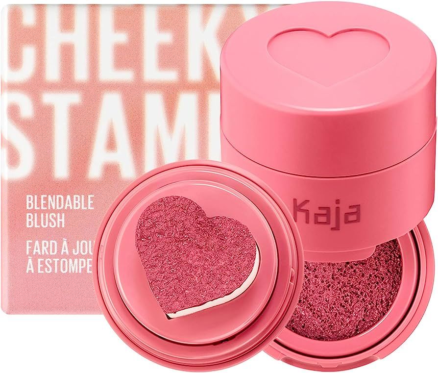 Kaja Blush - Cheeky Stamp | Coachella Makeup, Gift, 7 Shades, Buildable & Blendable Shade with He... | Amazon (US)