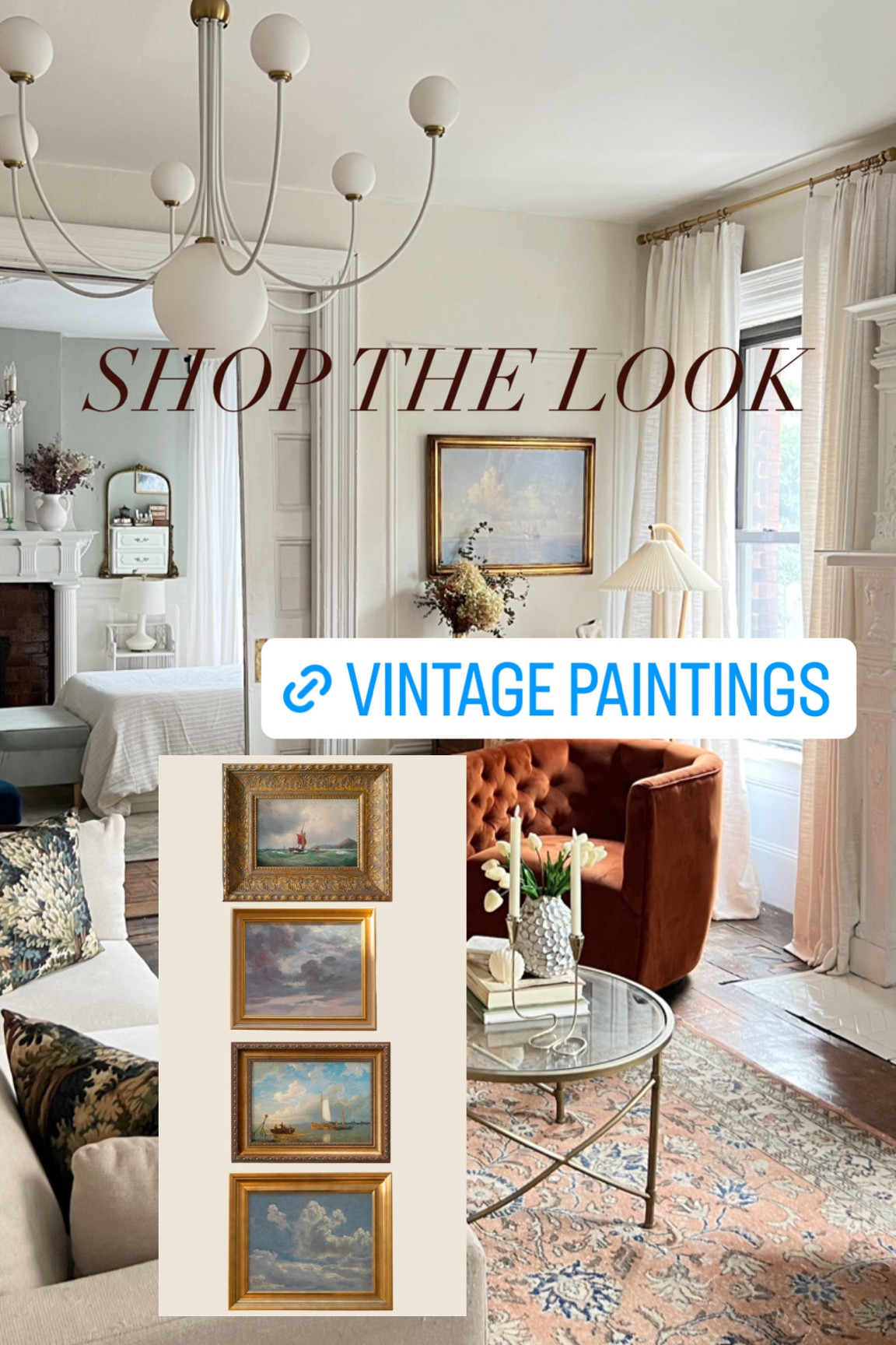 Vintage & dupe prints- sailboat/ seascape / clouds gold framed oil painting  

#LTKFind #LTKstyletip #LTKhome