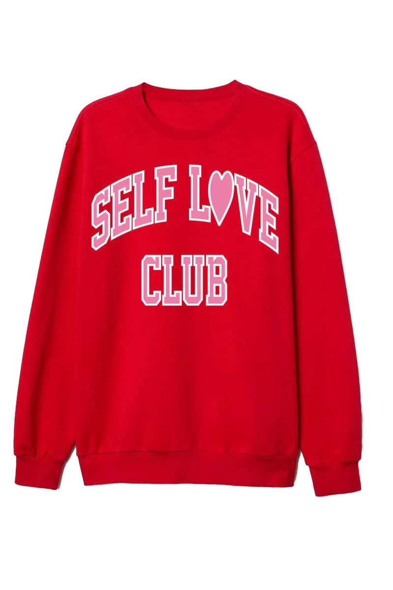 Self Love Club Crewneck Sweatshirt | Teggy French