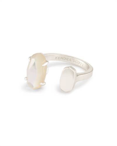 Pryde Open Ring in Ivory Pearl - S/M | Kendra Scott