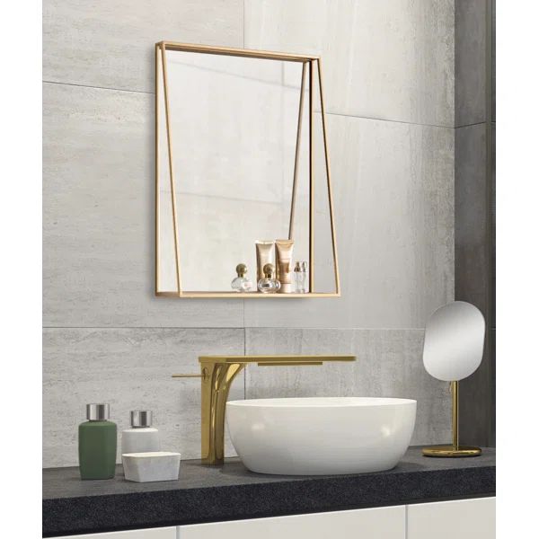 Modern & Contemporary with Shelves Accent Mirror | Wayfair North America