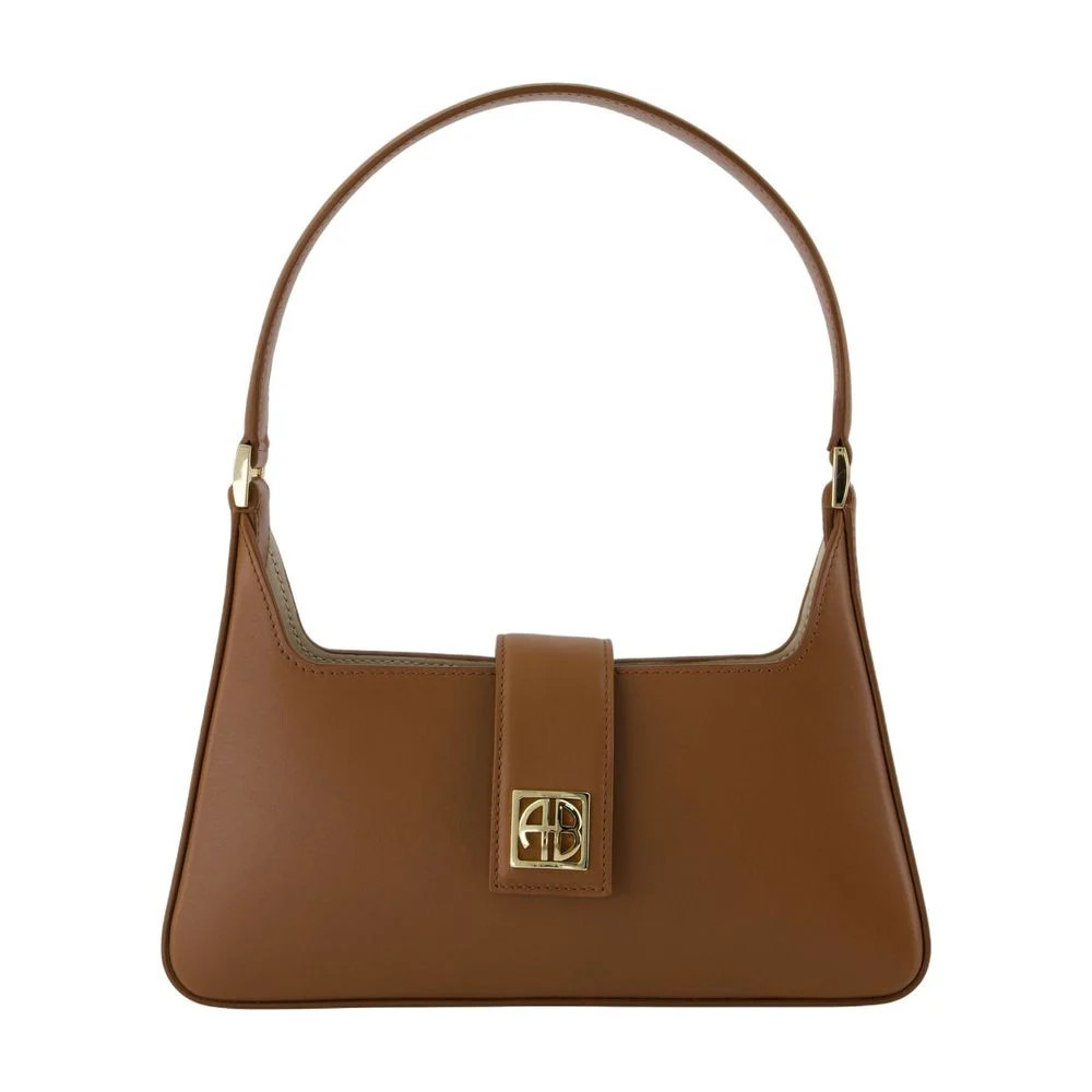 Lou Shoulder Bag - Leather - Brown | Shop Simon