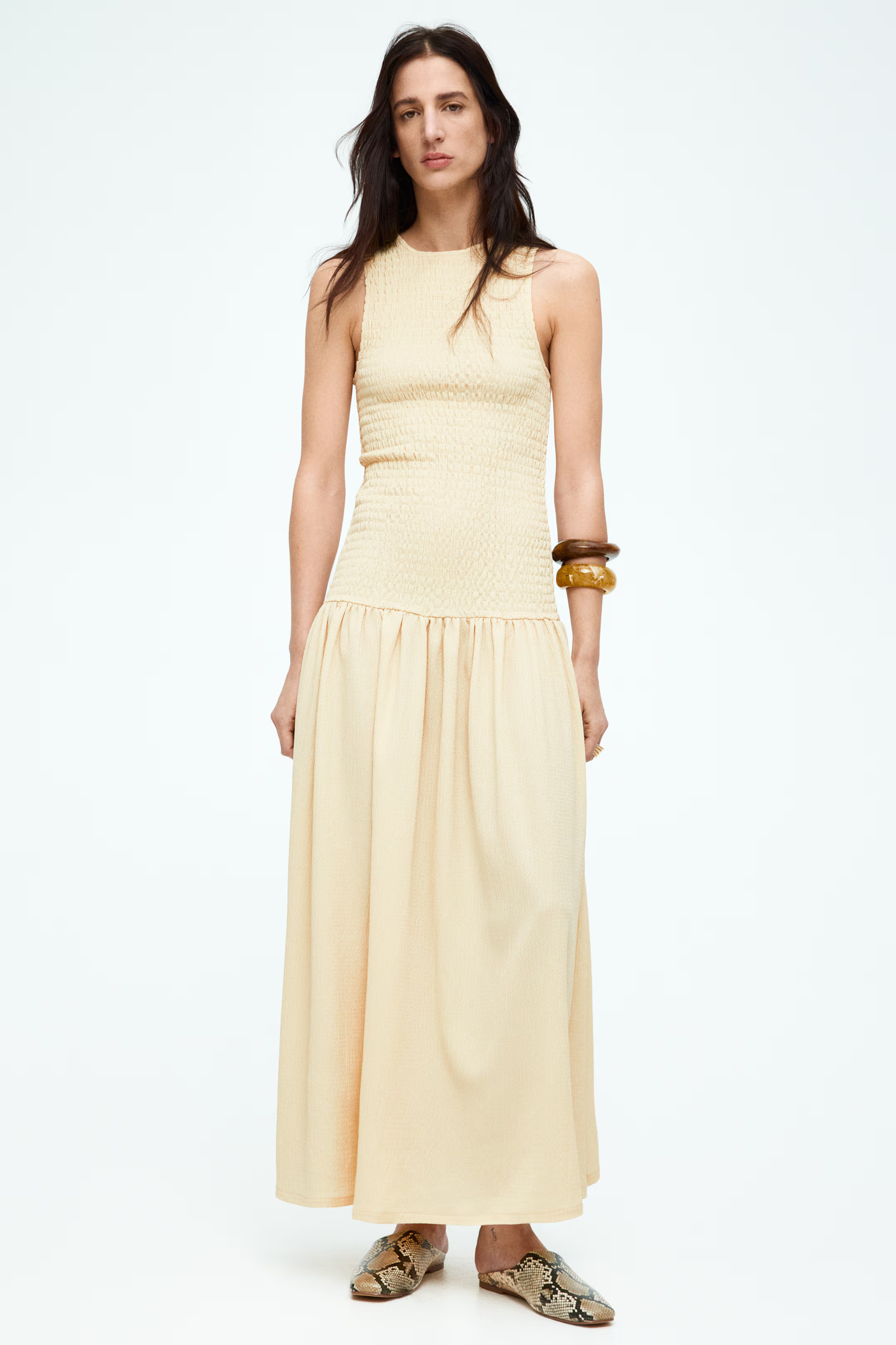 Smocked Jersey Dress | H&M (US + CA)