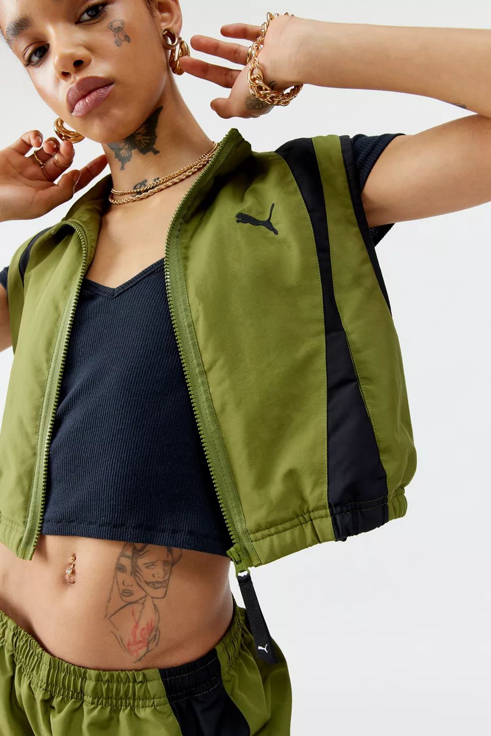 Puma Dare To Zip-Up Vest | Urban Outfitters (US and RoW)