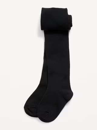 Soft-Knit Solid Tights for Toddler Girls | Old Navy (US)