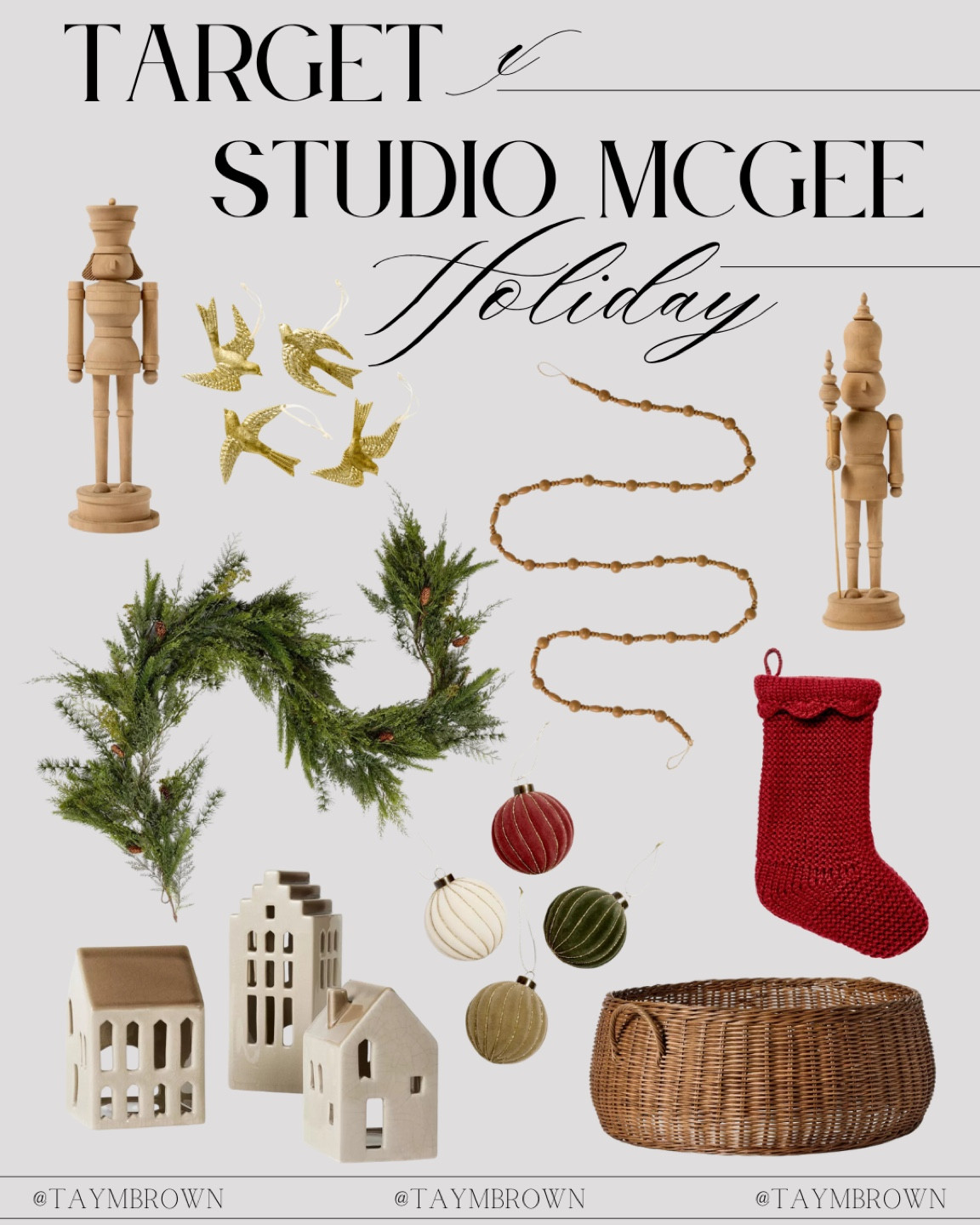 Target x Studio McGee Holiday 🌲✨

#LTKHome #LTKSeasonal #LTKHoliday