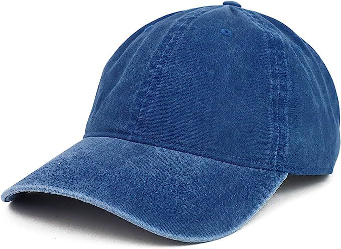 Armycrew XXL Oversize Big Washed Cotton Pigment Dyed Unstructured Baseball Cap | Amazon (US)