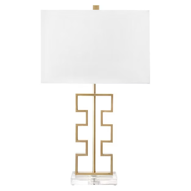 nuLOOM Eden 28" Iron Table Lamp Lighting - Brass 28" H x 9" W x 16" D | Target