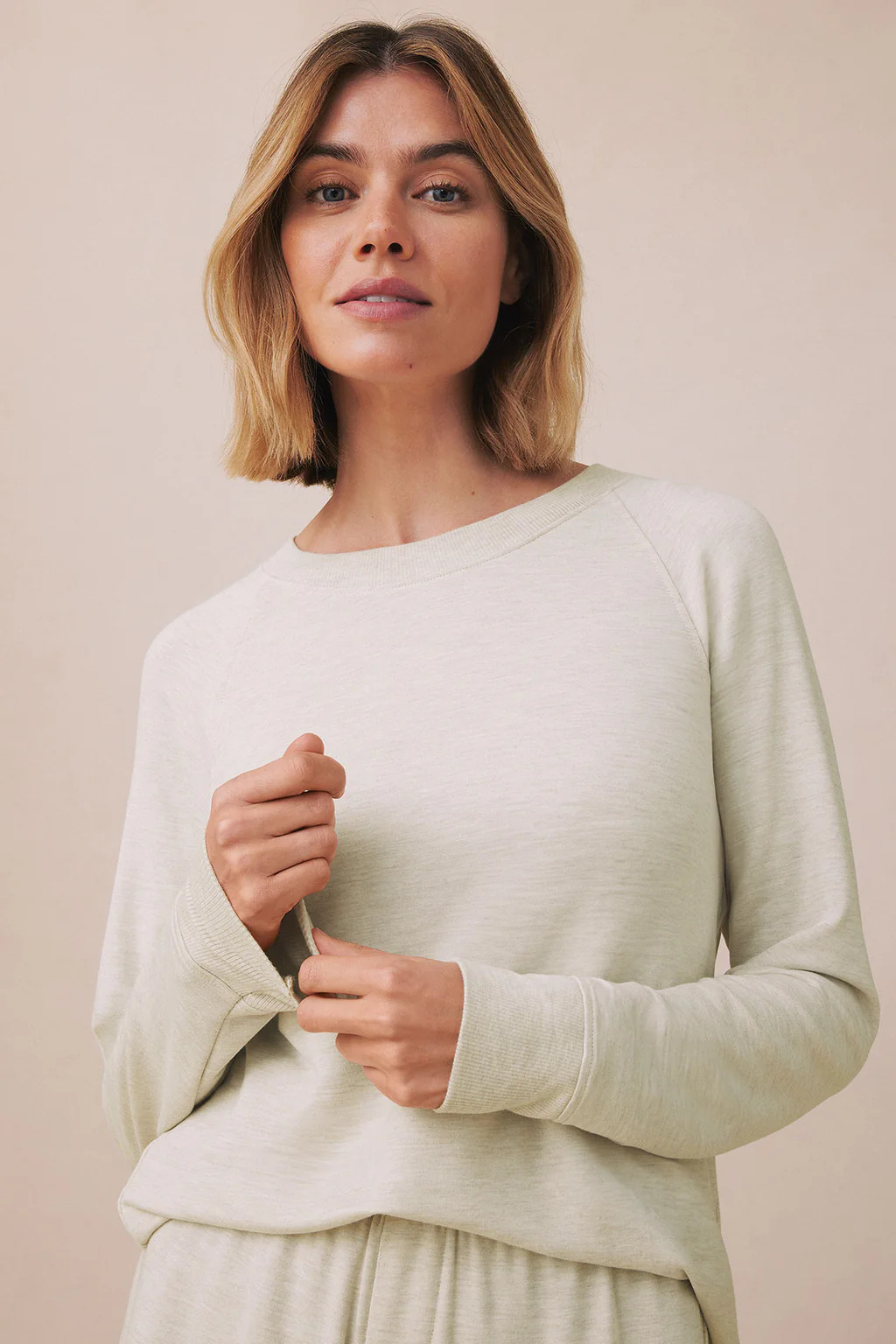 Relax Pants Set in Oat Heather | Lake Pajamas