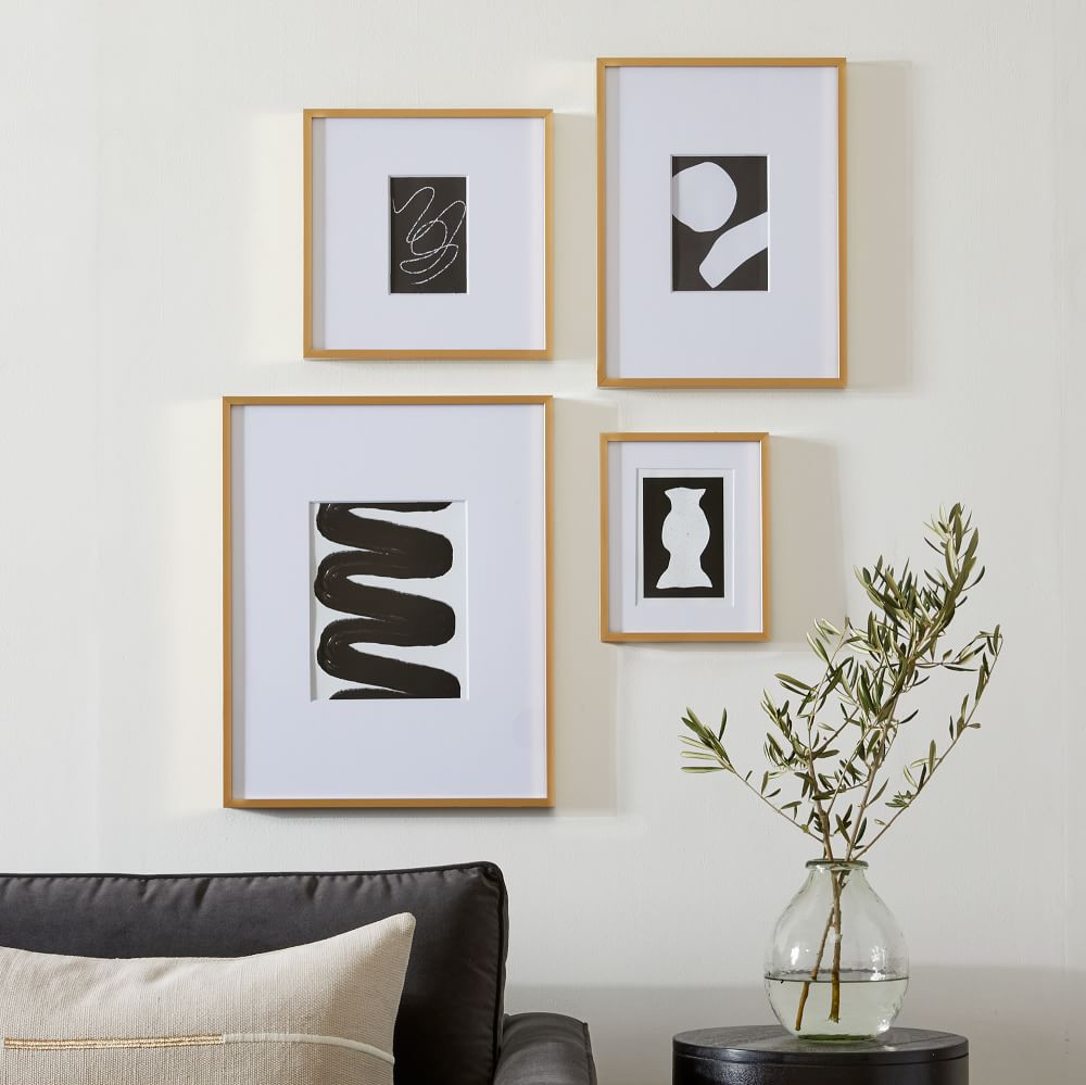 The Mini Organic Gallery Frames Set (Set of 4) | West Elm (US)