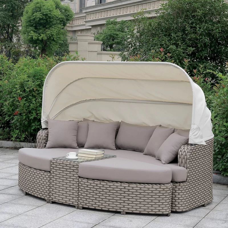 Mottla Patio Daybed with Cushions | Wayfair North America