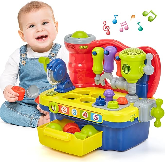 hahaland Baby Toys 12-18 Months Development, Toddler Toys for 1 2 3 Year Old Boys Girls Gifts, Mu... | Amazon (CA)