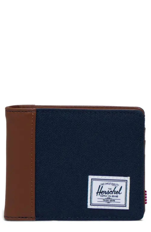 Herschel Supply Co. Hank Bifold Wallet in Navy/tan at Nordstrom | Nordstrom