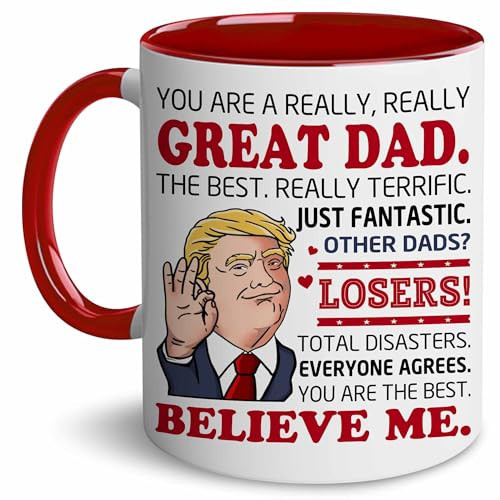 BECHUSKY Dad Gifts - Happy Birthday Dads - Best Dad Ever Cup - Dads Coffee Mug from Daughter, Son, Child - Fathers Day, Christmas, Birthday Gifts for Fathers, Papa, Daddy - Father Present Ideas | Amazon (US)