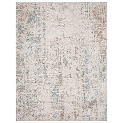 Neutral Distressed Abstract Contemporary Coastal Area Rug | Wayfair North America