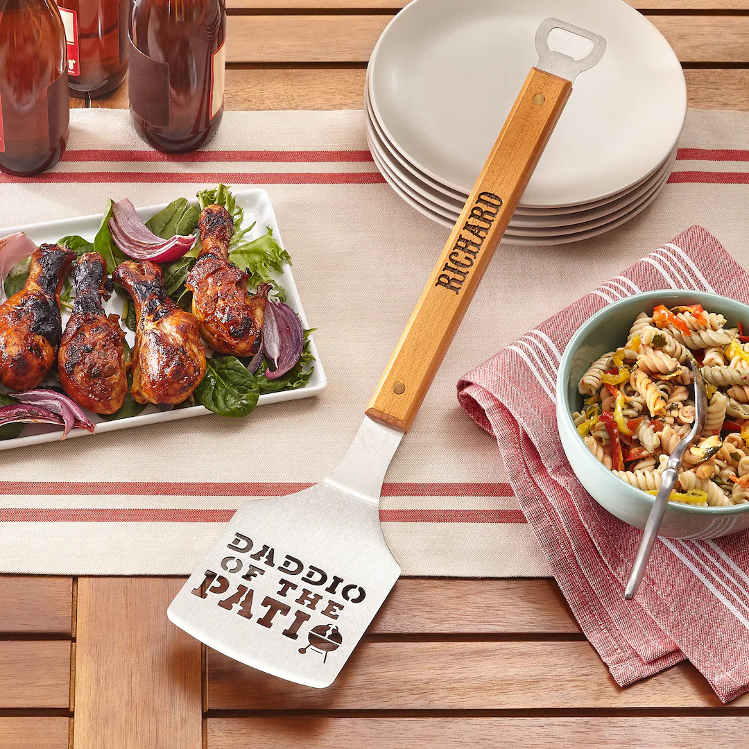 Personalized Daddio Of The Patio Spatula/Bottle Opener - BBQ Tool- Grill Master Gift - Father's D... | Etsy (US)