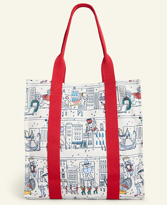 Thanksgiving Day Parade 2025 NYC Scenic Canvas Tote, Macy's Exclusive | Macy's