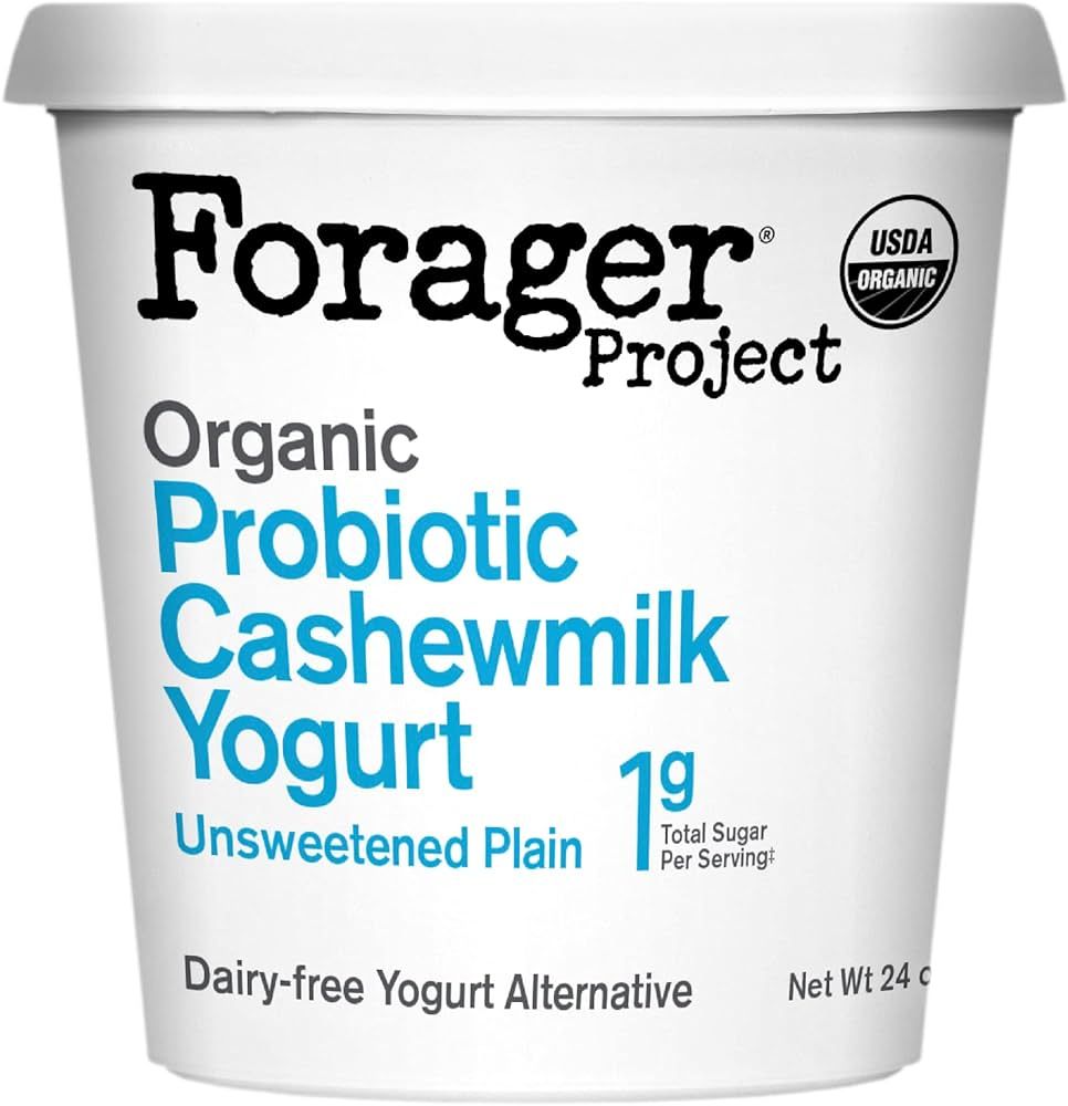Forager Project Cashewmilk Yogurt, Unsweetened Plain, 24-Ounce | Amazon (US)