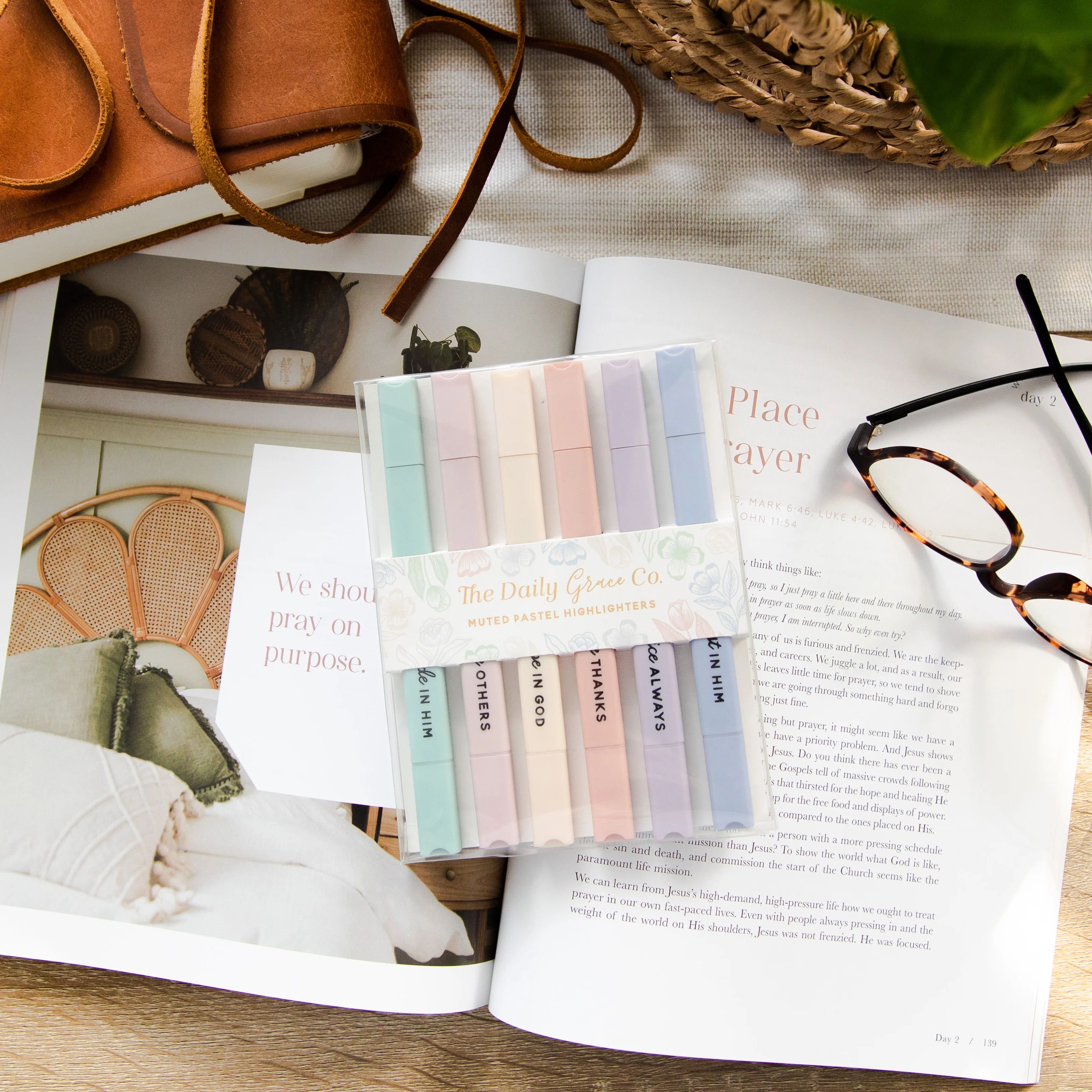 Muted Pastel Highlighters | The Daily Grace Co.