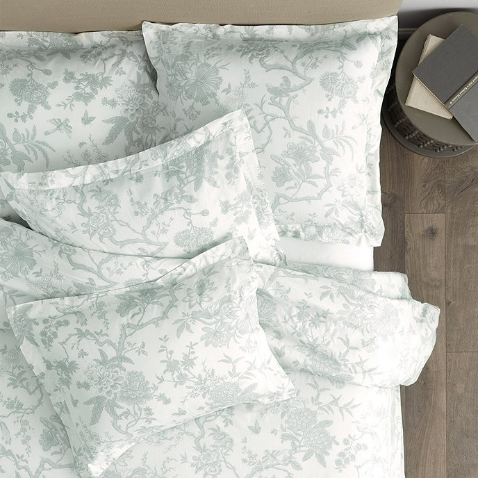 Jardin Toile Duvet - Gray | Ballard Designs, Inc.