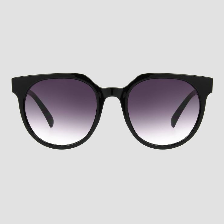 Women's Angular Square Sunglasses - Universal Thread™ Black | Target