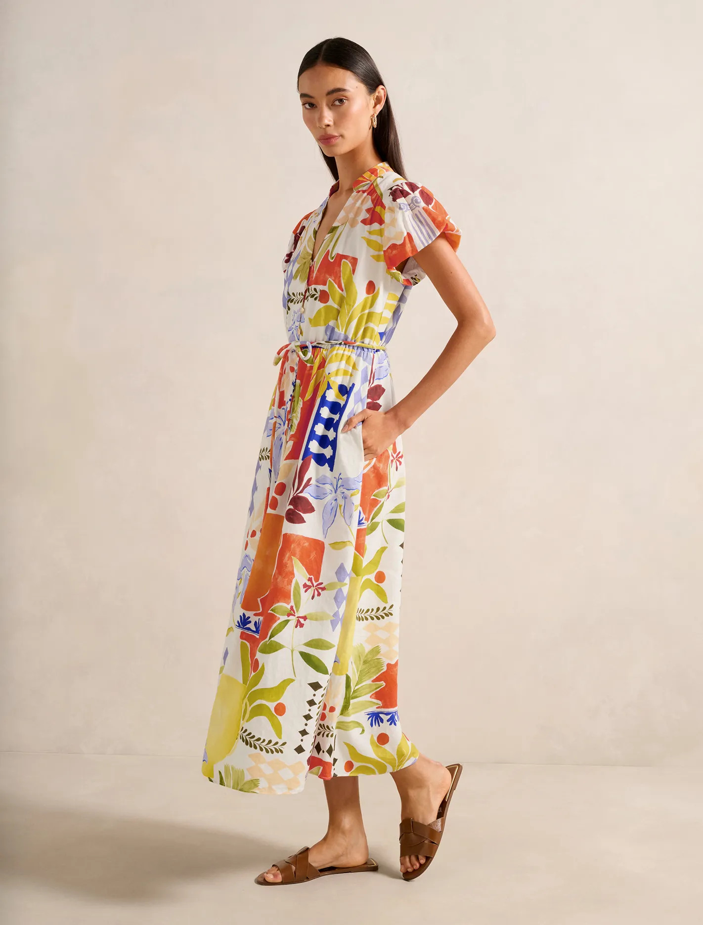 Posie Puff Sleeve Midi Dress | Ever New (CA)