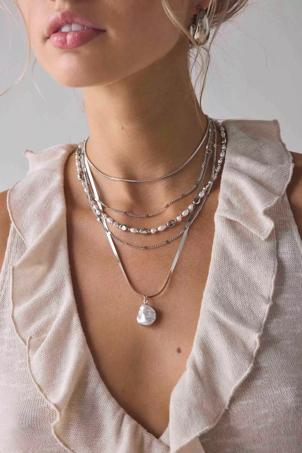 Addison Chain Layering Necklace Set | Urban Outfitters (US and RoW)